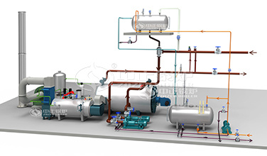 燃氣蒸汽鍋爐結構圖